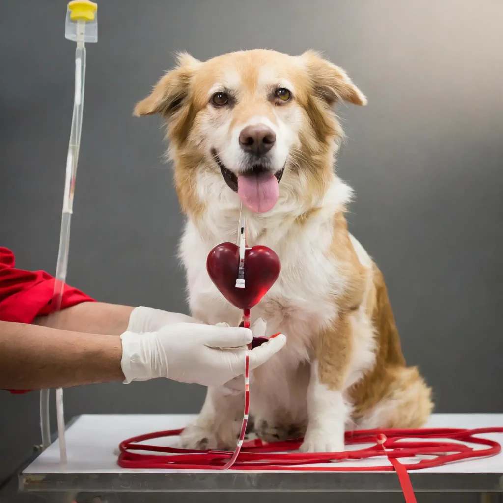 Dogs can donate blood